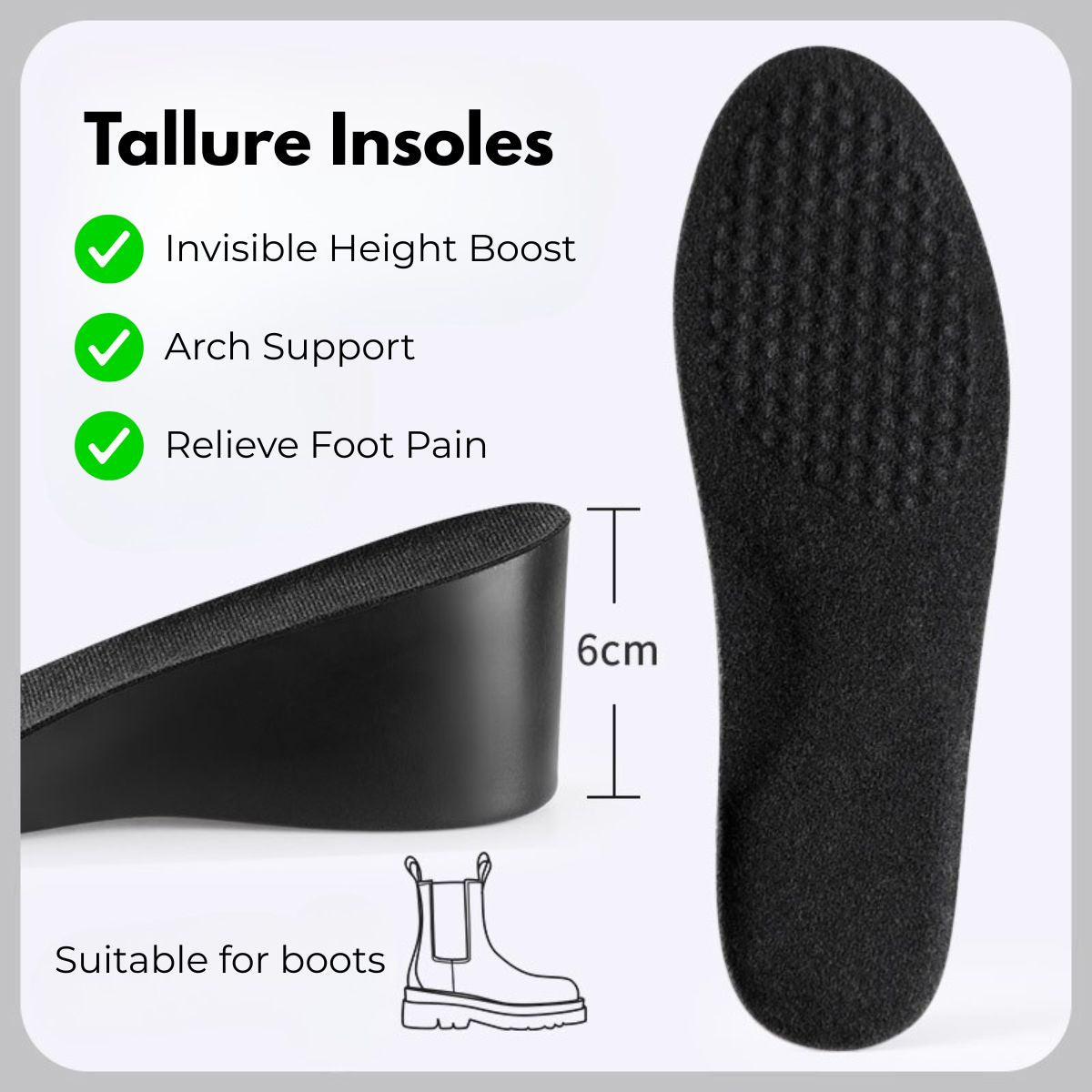 Tallure Active Support Insoles