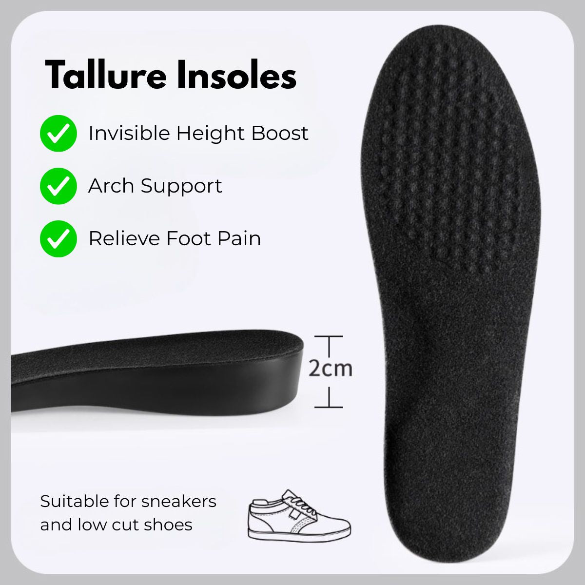 Tallure Active Support Insoles