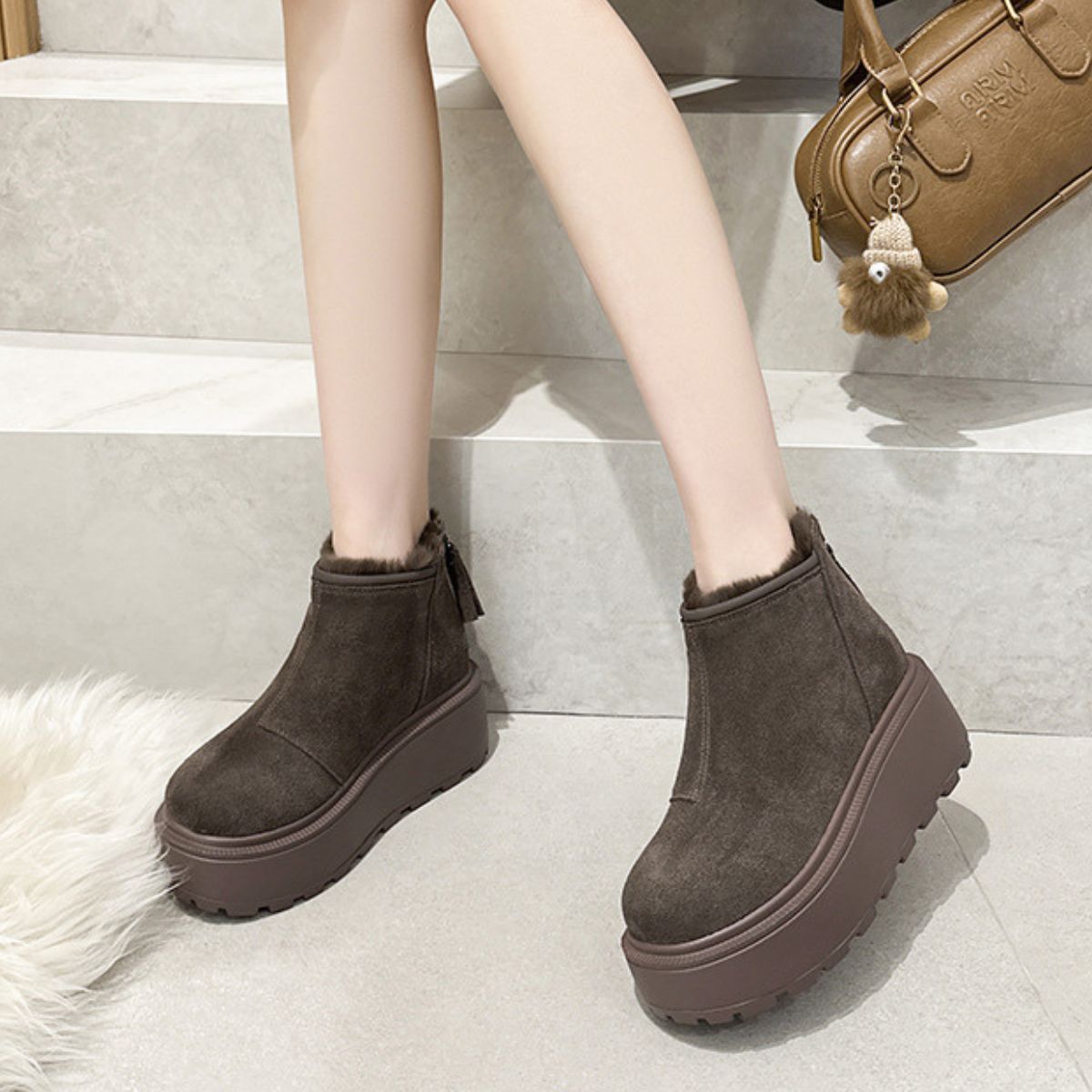 Women's Hearth Platform Snow Boots - 8.5cm/3.3in