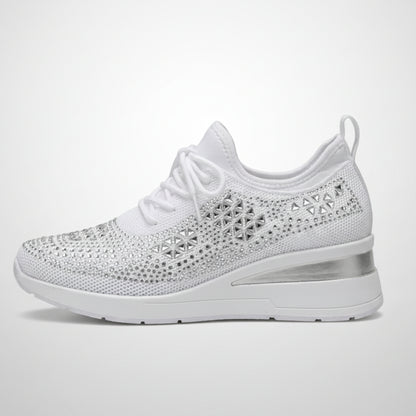 Gem Wedge Sneakers - 2.4in/6cm