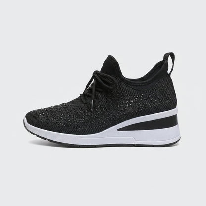Gem Wedge Sneakers - 2.4in/6cm