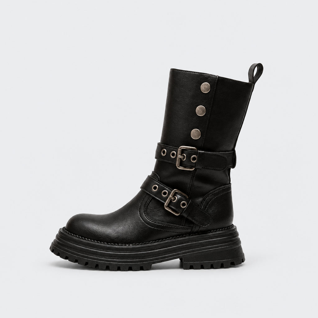 Women's Sydney Platform Strap Boots - 8cm/3.2in