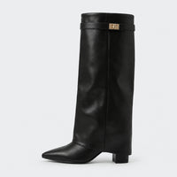 Black Vegan Leather