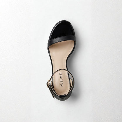Women's Zubumei Ankle Strap High Heels - 11cm/4.3in