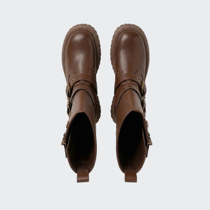 Women's Sydney Platform Strap Boots - 8cm/3.2in